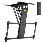 VIVO Electric TV Ceiling Mount for 40 to 85 inch Screens, Large Flip-Down Motorized Pitched Roof VESA Mount, Master Pack, Black, MOUNT-E-FD85