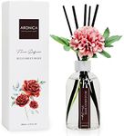 Aronica House Smell Good Products, Bulgarian Rose And Oud Diffuser, Room Fragrance Diffuser Flower Rose Scented, Office Desk Top Air Freshener, Pink Floral Stuff For Your Room Scent, Bathroom Perfume