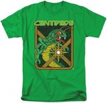 Popfunk Atari Centipede Video Game T-Shirt & Stickers (X-Large) Kelly Green