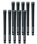 GOLFPRIDE Golf Grips, Tour Velvet Rubber, Back Line, VTM Black M58X (Set of 10) Golf Grips