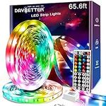 DAYBETTER Led Strip Lights, 20m RGB Led Light Strips Kits with Remote, Indoor Color Changing Led Lights for Bedroom Room Tv Kitchen Desk Party