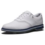 FootJoy Men's FJ Originals Golf Shoe, White/White/Navy, 10