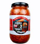 Hands on Tummy - Sauerkraut Spicy (1 Kg) - Probiotic - Spicy Fermented Cabbage + Carrot Mixed Pickle - Organic