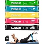 Resistance Bands for Men & Women Set of 3 with Different Resistance Levels for Shaping Legs & Glutes - Exercise Band for Gym, Yoga, Home Exercise, Workout with Carrying Bag & Posture Guide