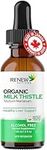 Renew Actives Milk Thistle Liquid Extract - Liver Protectant Supplement Drops for Optimal Health - No Alcohol Added - Non-GMO, Vegan - 2 fl oz