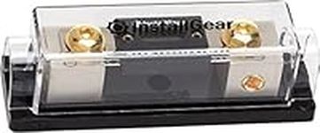 InstallGear 0/2/4 Gauge AWG in-Line ANL Fuse Holder with 150 Amp Fuse