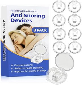 Anti Snoring Devices(8 Pack),Silicone Magnetic Stop Snoring Solution,Snoring Devices for Men and Women