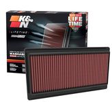K&N Engine Air Filter: Increase Power & Acceleration, Washable, Premium, Replacement Car Air Filter: Compatible with 2022-2023 Acura MDX, 33-5117
