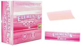 Elements Pink Coloured Kingsize Rolling Papers, Elements Papers Pink, Elements Wide Pink Paper (10)