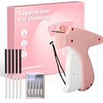 Zeeorymn Mini Stitch Gun for Clothes - Fast Clothing Seam Stitch Gun, Includes 6 Micro Needles + 2000 White Glue Pins & 2000 Black Glue Pins