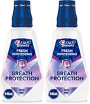Crest 3D White Fresh Whitening Mouthwash/Mouth Rinse, Prevents Surface Stains, Kills Millions of Bad Breath Germs, Alcohol-Free, Arctic Mint Flavor, 946 mL (Pack of 2)