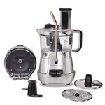 Hamilton Beach Stack & Snap Food Processor 8-Cup with Adjustable Slicing Blade, Built-in Bowl Scraper & Storage Case,Silver, 70820