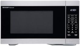 SHARP SMC1162KS Oven with Removable 12.4" Carousel Turntable, Orville Redenbacher's Certified, Cubic Feet Countertop Microwave, 1.1 CuFt, Stainless Steel