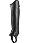 ARIAT Concord Chaps Smooth Black - Easy Stretch - Unisex - Durable unlined half chaps in premium full-grain leather Chap Size - SS