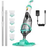 VIVOHOME Handheld Pool Vacuum Cleaner with Telescopic Pole Portable 70LPM Strong Suction Up to 60 Minutes Runtime for In & Above Ground Swimming Pool, Spa and Hot Tub