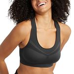 Champion Women's Freedom Seamless Racerback Sports Bra, Black, X-Large