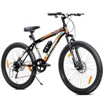 Leader Beast 29T Multispeed (21 Speed) Mountain Bike with Front Suspension & Dual Disc Brake - Black/Orange. Ideal for 15 + Years (Frame: 20 Inches) Adult