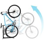 Bike Nook Pro Bike Stand & Vertical Storage Includes Attachment - The Original Vertical Bicycle Floor Stand for Garage Storage and Indoor and Outdoor use, Perfect Bike Accessories for Small Spaces