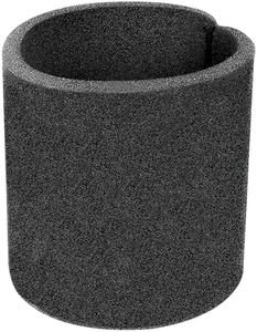 HASMX Small Foam Filter Sleeve Replacement for Shop Vac Type CC 9052600 90526 905-26 905-26-00 Wet/Dry Vacuum 1-5 Gallon Portable, Black (1-Pack)