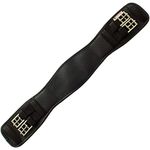 Hy Comfort Waffle Dressage Girth Black - Elastic Both Ends 28"