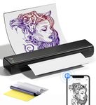 Phomemo M08F Wireless Tattoo Stencil Printer, Tattoo Printer Machine with 10Pcs Transfer Paper, Thermal Tattoo Stencil Printer for tattooing, Tattoo Transfer Printer Compatible with iPhone iPad PC