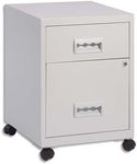 Pierre Henry 2 Drawer Maxi Filing Cabinet A4 - Color: Black/Silver