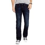 Buffalo David Bitton Men's Six, Authentic and Deep Indigo, 32 x 30