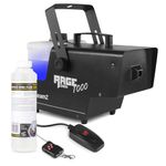 beamz Rage1000 Fake Snow Machine with Wireless Remote Control & 5L Fluid, Powerful 1000W Indoor Artificial Maker for Christmas Parties, DJ Events and Stage Effects