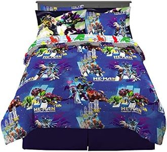 Franco Kids Bedding Super Soft Comforter and Sheet Set with Sham, 7 Piece Full Size, He-Man and the Masters of the Universe
