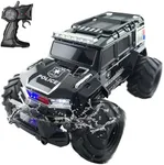Threeking 1:14 Waterproof Rc Police Cars Amphipious Remote Control Car SUV Truck Indoor Outdoor Toys with Police-Siren Lights for 6 7 8 9 10 11 12 Year Old Kids Boys Girls Gifts Presents