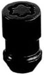 McGard 24526 Cone Seat Wheel Locks Black (M12 x 1.5 Thread Size) - Set of 5