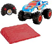 Hot Wheels RC Monster Trucks HW 5-Alarm 1:24 Scale, Remote-Control Vehicle with All-Terrain Tires & All-Wheel Drive, Toy for Kids 4 Years Old & Up