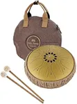 Meinl Sonic Energy Octave Steel Tongue Drum 8 Notes 10" with Mallets, Bag — Sound Healing Instrument for Musical Education, Meditation, ASMR, Yoga