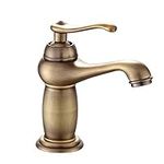 Vklopdsh Bathroom Basin Faucet Antique Brass Mixer Solid Copper Luxury Europe Style Tap Taps