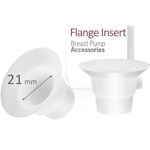 Durceler 21mm Flange Insert Compatible with Momcoyz S9 Pro S10 S12 Pro M5, Bellabayb, Willow Wearable Pump, for Spectra S1 S2, Medeal Freestyle Hands Free Pump In Style, Harmony, Lansinho Breast Pump