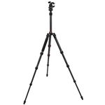 Rollei Compact Traveler No.1 , Carbon , Black , Light Travel Tripod