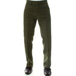 Carabou Mens New Casual Plain Moleskin Work Hunting Trousers Olive Green W46- L31