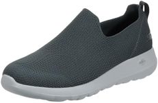 Skechers Men's Go Max-Athletic Air Mesh Slip on Walking Shoe Sneaker, Charcoal/Charcoal/Charcoal, 11 US