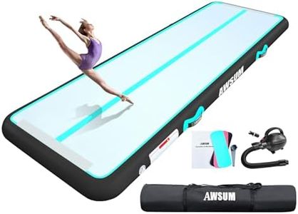 AWSUM Extra-Wide Large Gymnastics Mat Tumble Track 23ft x 6.6ft x 8in