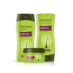 Trichup Keratin Kit (Shampoo 200 ml, Conditioner 200 ml, Hair Cream 200 ml)