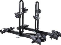 Saris Freedom 4-Bike Hitch Rack – Universal Fit for All Bike Types, 2" Receiver, 190 lb Capacity, Foot Pedal Tilt, Secure Ratcheting Straps