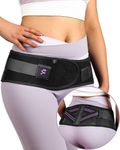 Fitomo Sacroiliac Support Belt with Extra Support Stays, Hip Support for Women for Pelvic, Leg, Hip, SI Joints, Sciatic Pain Relief, Lower Back Support for Women, Trochanteric Belt, 360°Anti-slip