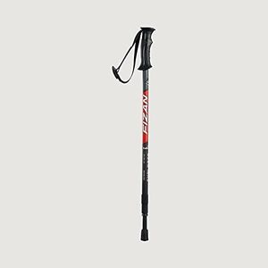 Kathmandu Fizan Explorer Lightweight All-Terrain Adjustable Single Pole Unisex Black/Red 1PC