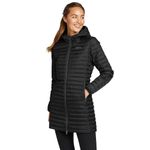 Eddie Bauer Women's Microlight Traveler Down Parka, Black, Large