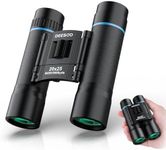 20X25 Compact Pocket Binoculars for Adults Bird Watching - Deesoo Small Lightweight Pocket Binoculars for Kids - Mini High Powered Folding Binoculars for Travel Hunting Concerts Hiking