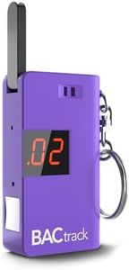 BACtrack Keychain Breathalyzer (Purple) | Ultra-Portable Pocket Keyring Alcohol Tester for Personal Use