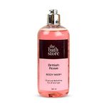 The Bath Store British Rose Body Wash Shower Gel | Tan Removal Body Wash | Shower Gel for Men & Women | Body Wash for Summer | Cleanses Acne & Exfoliating Body Wash | Long Lasting Fragrance - 300 Ml