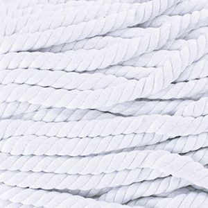 Natural Twisted Cotton Rope - Super Soft - Assorted Colors - 1/2 inch Diameter in Either 10, 25, 50, Or 100ft Lengths