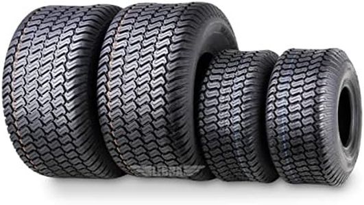 Set 4 WANDA 15X6-6 & 20X8-8 Lawn Mower Tractor Cart Turf Tires 4 Ply-13016/13035