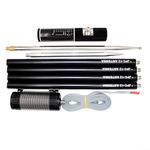 JPC 12 Portable Multiband HF GP Antenna QRP for Ham Radio Durable Design